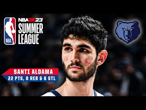 Santi Aldama TAKEOVER 😤 Chalks up 22 PTS & 6 STL in defensive showcase | NBA Summer League
