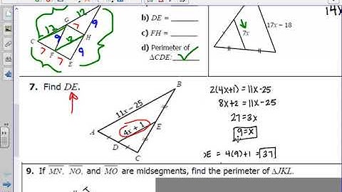 triangle midsegment video