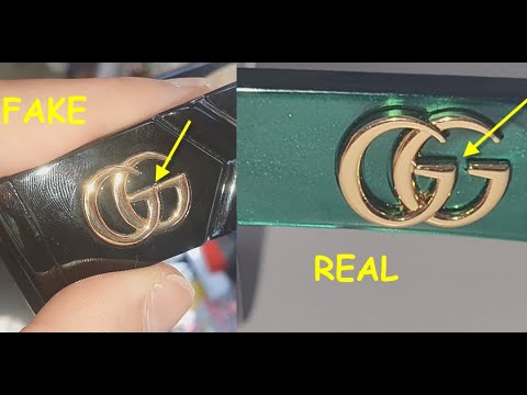 Gucci sunglasses real vs fake. to tell original Gucci GG glasses - YouTube