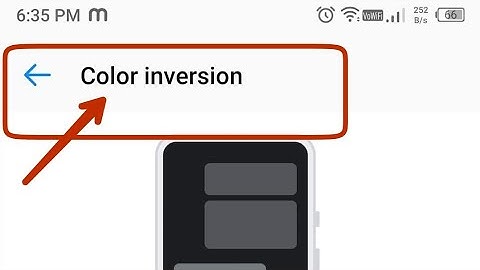 Color inversion on/off tecno pop 6 pro | how to use color inversion tecno phone
