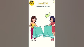 Delete Puzzle Game: Erase One Part 🤣(Level-710)ANSWERS-DOP Android Gameplay #shorts