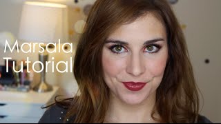 How to Wear Marsala Tutorial | Bailey B.