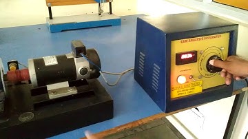 cam analysis apparatus working in PM College