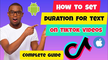 How to Add Text on TikTok Videos at Different Times | Set Duration For Text on TikTok New Update