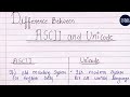 ASCII vs Unicode | Difference Explained in Simple Words