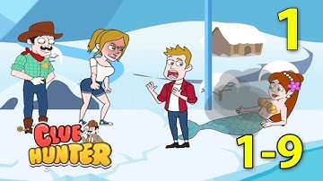 Clue Hunter - Noob vs Pro vs Hacker - Gameplay Walkthrough -  Levels Solution 1-9 (Android)