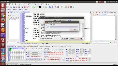 MCU 8051 Interfacing LED on Port1