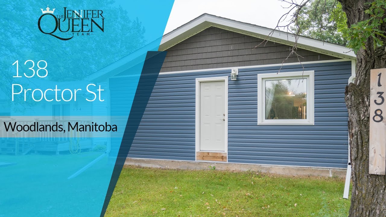138 Proctor Street in Woodlands, MB What 220,000 affords in this