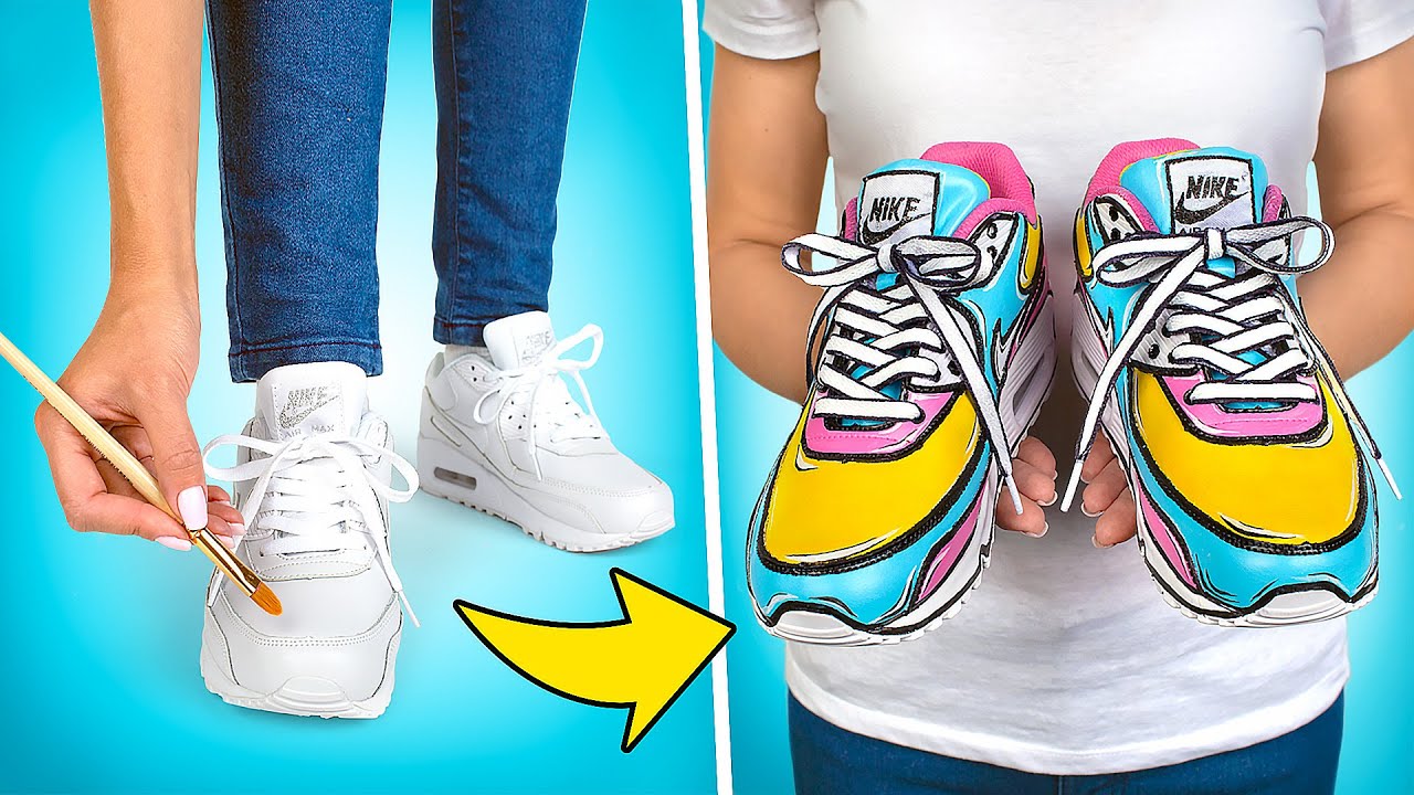 Transformar tus AIR MAX ordinarias en unos increíbles dibujos animados -  YouTube