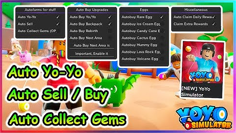 Roblox YoYo Simulator Script - Auto Farm GUI & More 2022