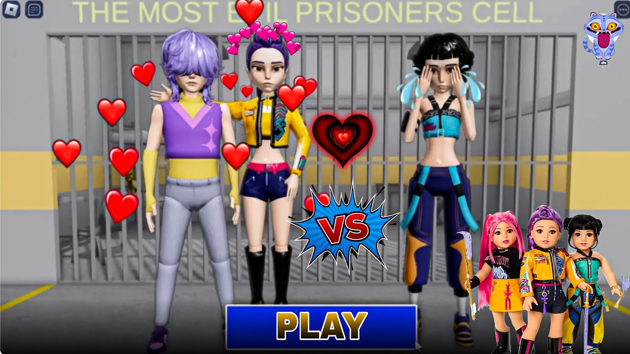 MYSTERY AND RUMI VS ZOEY PRISON RUN! (Obby) ROBLOX (#roblox)