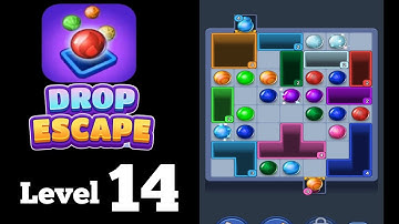 Drop Escape Color Puzzle level 14 Gameplay Walkthrough Solution