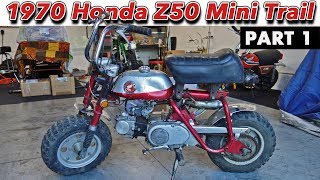 1970 Honda Z50 K1 Mini Trail - Getting it running PT1