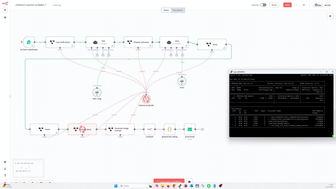 AI-Powered Children's Story Generator: n8n Workflow with Ollama, Mistral 24B & comfyUI