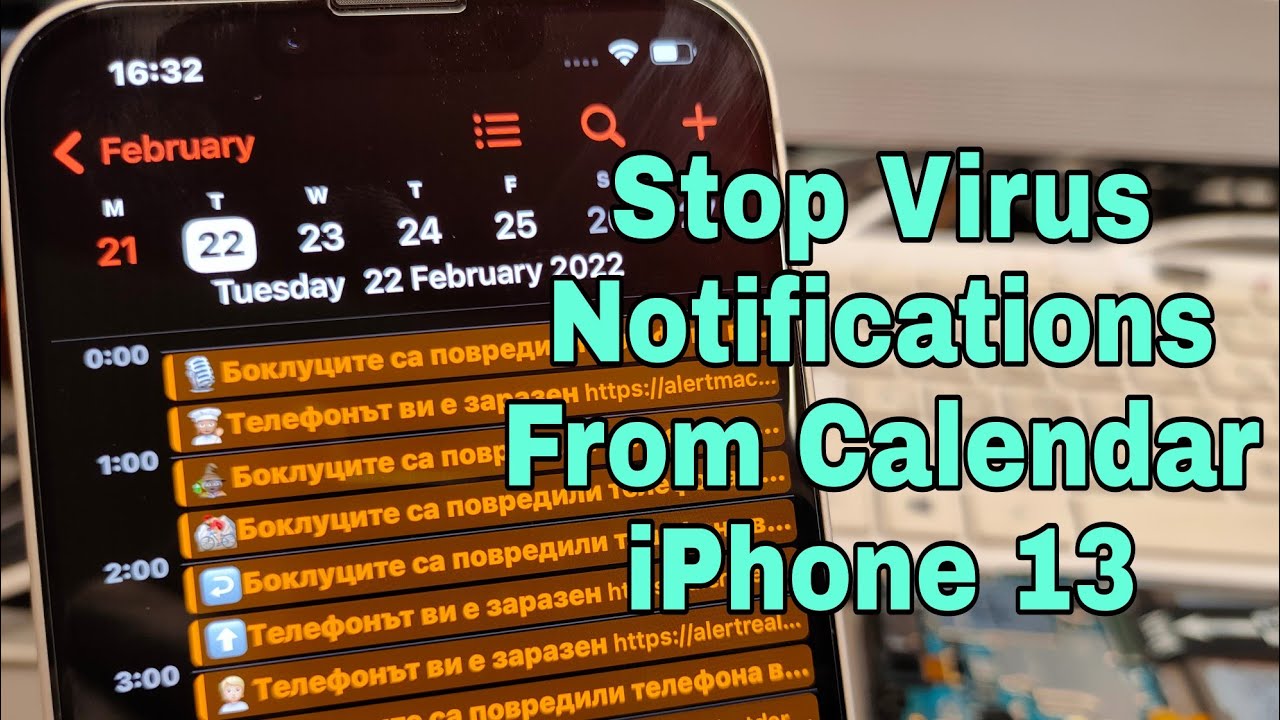 How to Remove iPhone calendar virus notifications. Easy Method!!! YouTube