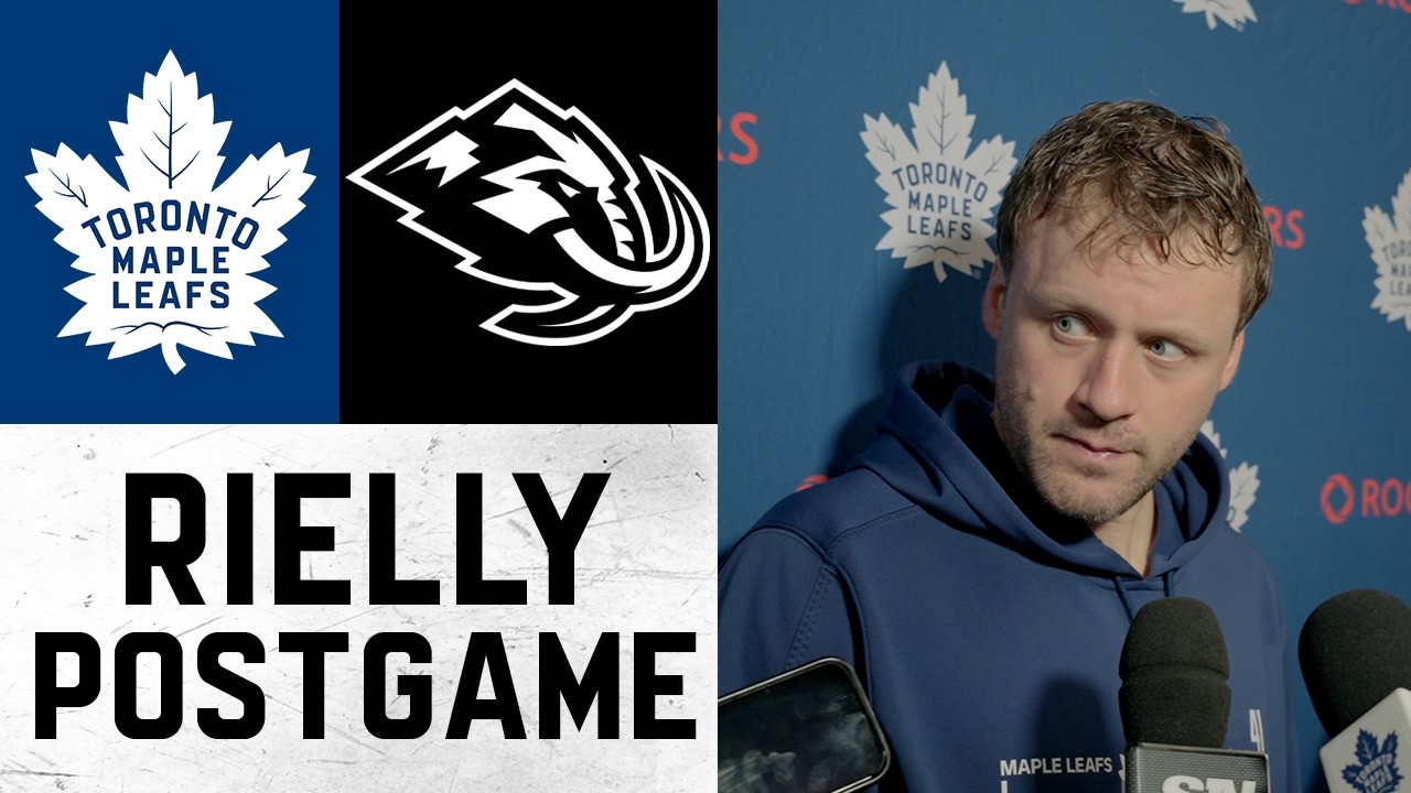 Morgan Rielly | Post Game at Utah Mammoth | October 13, 2026