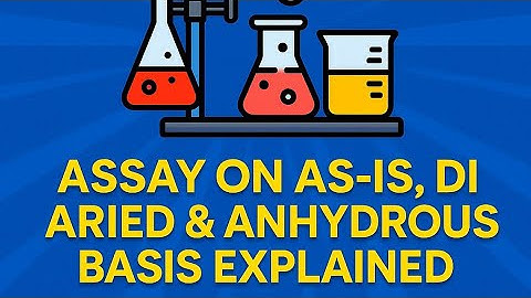 Assay on As Is Basis Explained |Step-by-Step Guide |What is Assay on As Is Basis? | Easy Explanation