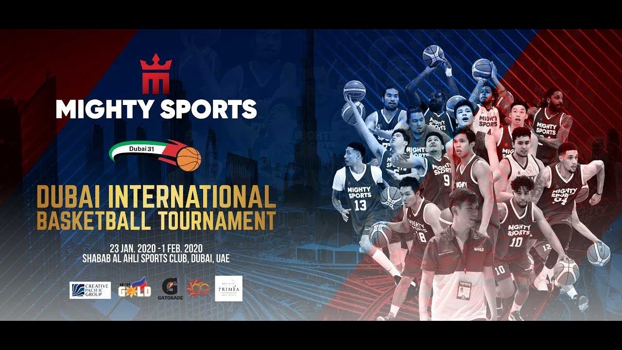 mighty sports vs UAE 4th quarter Dubai international basketball