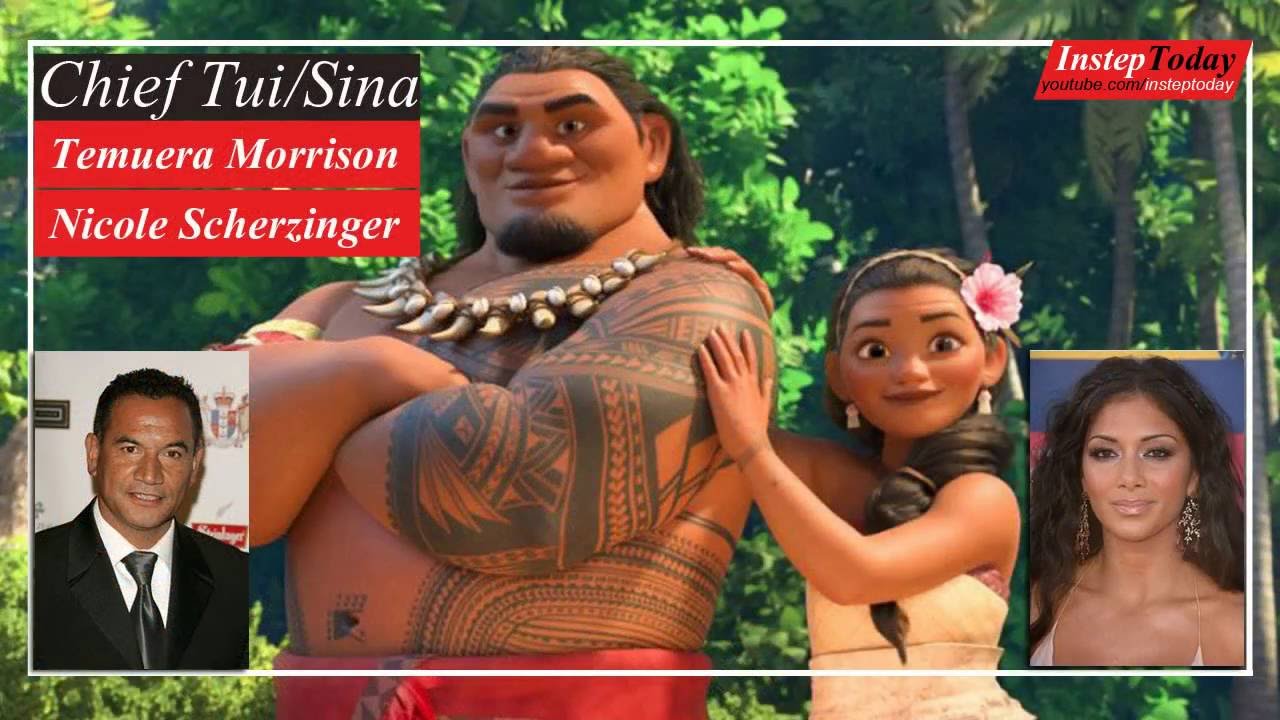 Moana Movie Characters And Voice Cast Behind The Voice Actors Youtube