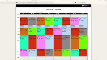 View GC Student Schedules in Veracross