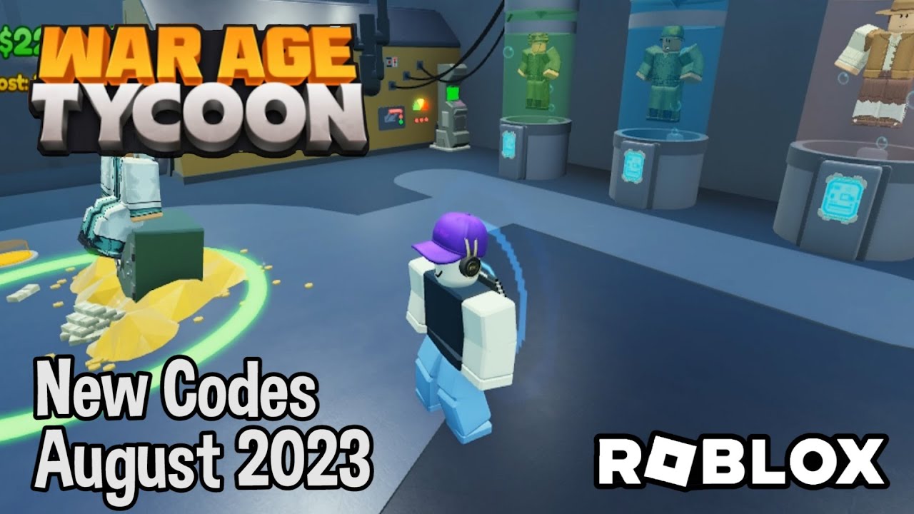 Roblox War Age Tycoon New Codes August 2023 