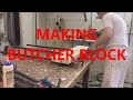 MAKING MAPLE BUTCHER BLOCK / KITCHEN TABLE ,COUNTER , ISLAND MAKING MAPLE BUTCHER BLOCK / KITCHEN TABLE ,COUNTER , ISLAND