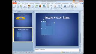Custom Shapes in PowerPoint 2010