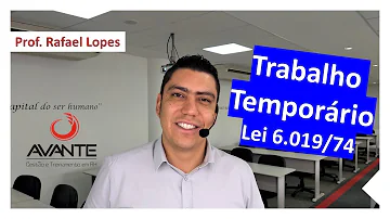 O que diz a lei 6.019 74?