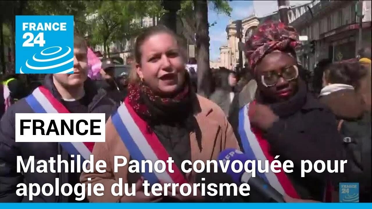 France  Mathilde Panot convoque pour apologie du terrorisme  FRANCE 24
