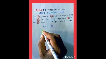 direct and inverse variation ch..9 class 8 ICSE