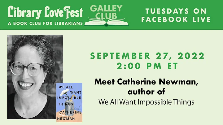 Meet Catherine Newman, author of our September Galley Club selection!