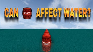 CAN TNT AFFECT WATER? | BEFORE AND AFTER | Mini Block Craft Idea