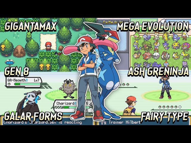 New GBA Rom Hack 2020 Emerald Randomizer with Gen 8 Pokemon, Galar forms,  Mega Evolution - BiliBili