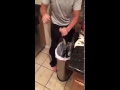 Breaking Beer Bottle With a Hand