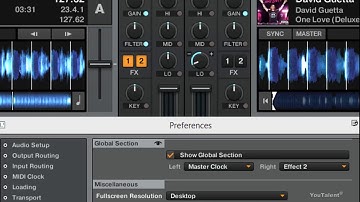 Traktor Pro - Course 1 - Global Settings (video #11)