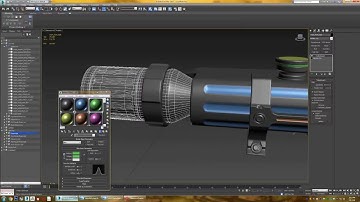Halo Sniper Rifle Speed Modeling in 3ds Max - Low Poly, Unwrap, Baking (PART 2/3)