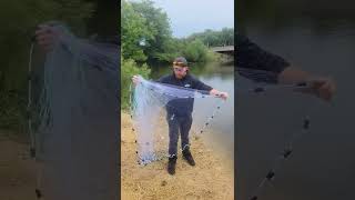 How to throw a Cast Net #shorts #howto #fishing