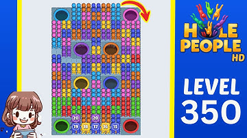 Hole People Level 350 Solution Walkthrough