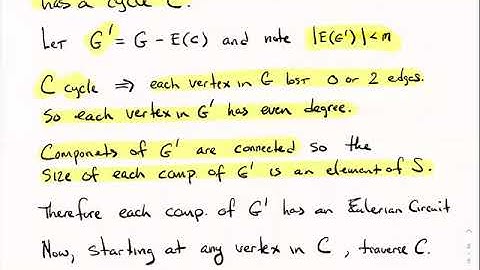 MATH 474 - Section 5.1 Eulerian Circuits and Trails