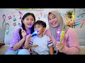 SALSA AZAM MAKAN PERMEN LOLIPOP MIC MUSIK 🥳 NYANYI LAGU KUCING KU TIGA