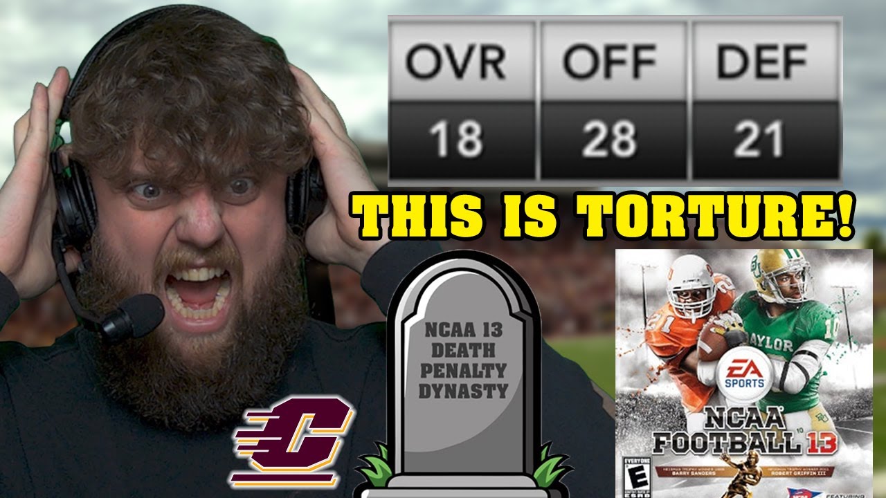 DEATH PENALTY DYNASTY STRUGGLES! NCAA Football 13 Throwback LIVE STREAM 