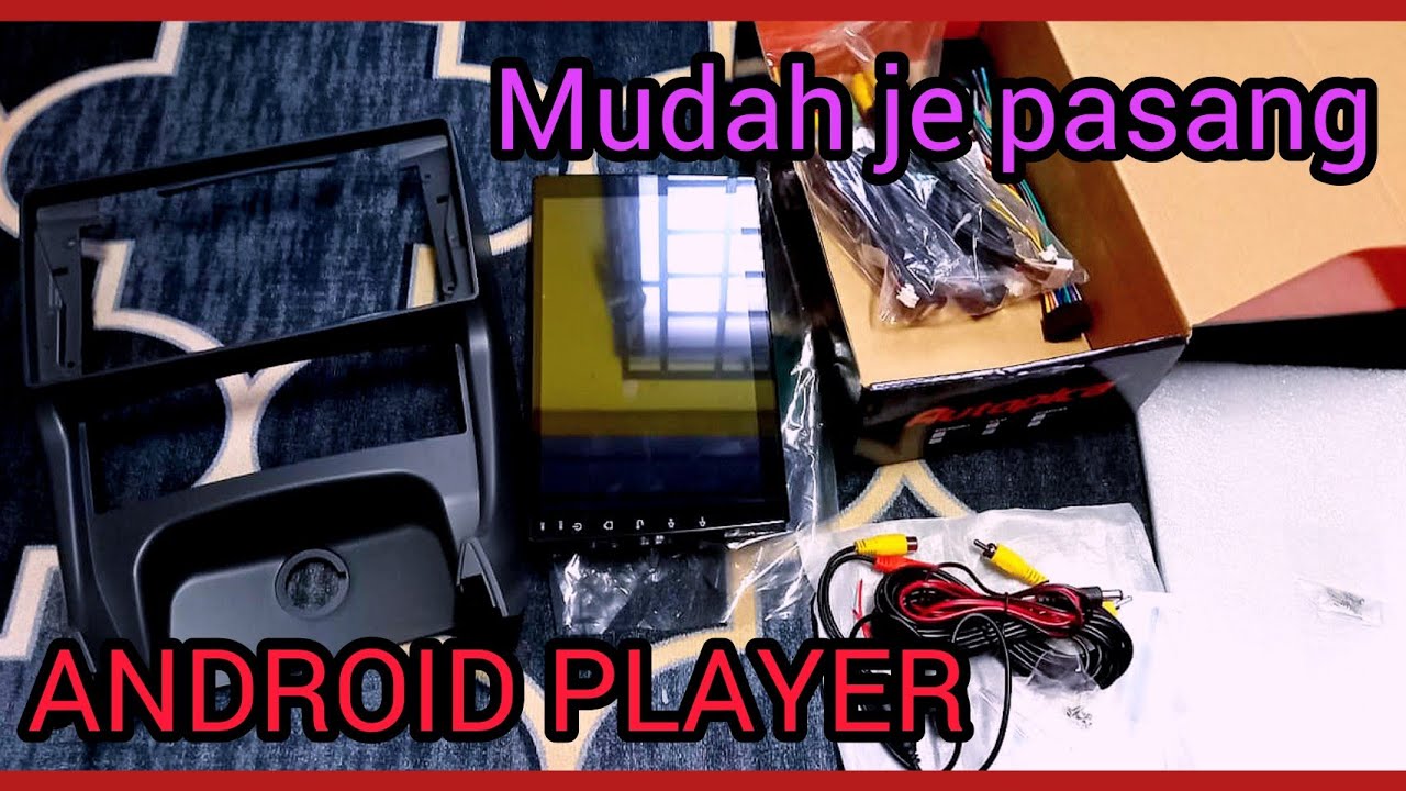 cara pasang andoid player autopica proton saga Blm - YouTube