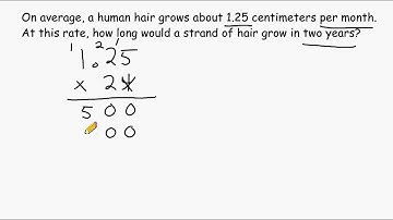 Word Problems - Decimal Multiplication