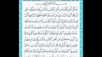 سورة البينة القارئ إسلام صبحي