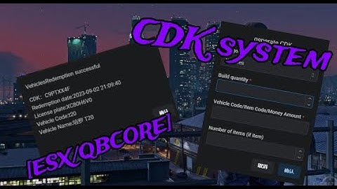 [QB/ESX] CDK system | FiveM Script | Money Laundering | CDK system