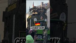 The German army at the festival
