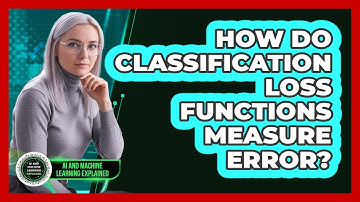How Do Classification Loss Functions Measure Error?