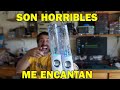 Son horribles, me encantan. Parlantes con aguas danzantes, audioritmicos