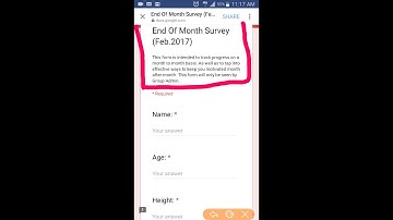 End Of Month Survey!