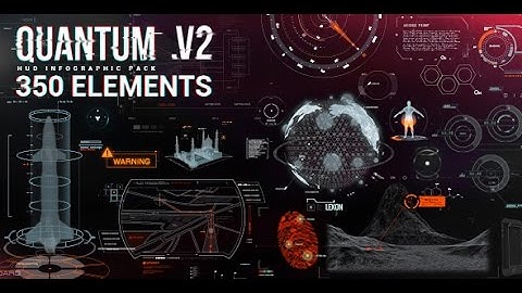 After Effects Template - Quantum HUD Infographic